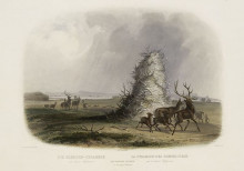Копия картины "the elkhorn pyramid on the upper missouri, plate 13 from volume 2 of &#39;travels in the interior of north america&#39;" художника "бодмер карл"
