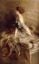 Копия картины "portrait of princess marthe-lucile bibesco" художника "болдини джованни"