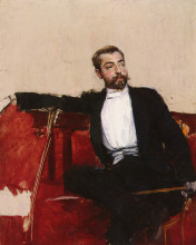 Копия картины "a portrait of john singer sargent" художника "болдини джованни"