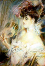 Картина "madame marie-louise herouet" художника "болдини джованни"