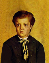 Репродукция картины "portrait of francesco boldini" художника "болдини джованни"