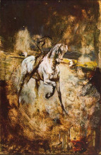 Картина "white horse" художника "болдини джованни"