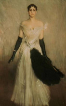 Копия картины "portrait of a lady" художника "болдини джованни"
