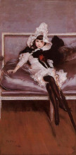Копия картины "portrait of giovinetta errazuriz" художника "болдини джованни"