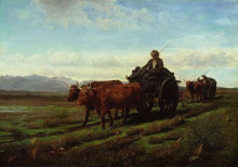 Картина "going to market" художника "бонёр роза"