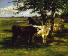 Картина "noonday rest" художника "бонёр роза"