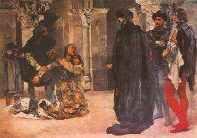 Копия картины "assass&#237;nio de dona in&#234;s de castro" художника "бордалу пиньейру колумбану"