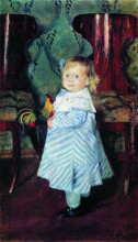 Копия картины "портрет и.б.кустодиевой" художника "борис кустодиев"