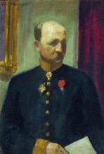 Картина "портрет сенатора н.н. корево" художника "борис кустодиев"