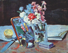 Картина "натюрморт с цветами" художника "борисов-мусатов виктор"