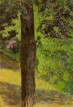 Копия картины "тропинка в саду" художника "борисов-мусатов виктор"