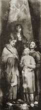 Копия картины "софия, вера, надежда и любовь" художника "боровиковский владимир"