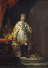 Копия картины "портрет императора павла i" художника "боровиковский владимир"