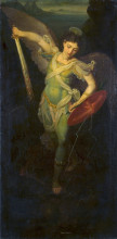 Репродукция картины "archangel michael" художника "боровиковский владимир"