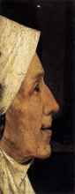 Репродукция картины "голова старухи" художника "босх иероним"