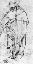Репродукция картины "sketch of a man" художника "босх иероним"