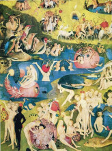 Картина "сад земных наслаждений (деталь)" художника "босх иероним"