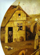 Репродукция картины "публичный дом" художника "босх иероним"