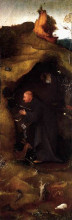 Картина "святые отшельники. триптих (правая панель)" художника "босх иероним"