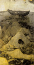 Копия картины "ноев ковчег на горе арарат (аверс)" художника "босх иероним"