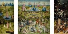 Копия картины "сад земных наслаждений" художника "босх иероним"