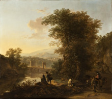 Копия картины "landscape with a draftsman" художника "бот ян"