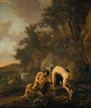 Репродукция картины "landscape with mercury and argus" художника "бот ян"