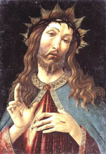 Картина "христос коронованный терновым венцом" художника "ботичелли сандро"