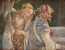 Копия картины "юный моисей (деталь)" художника "ботичелли сандро"