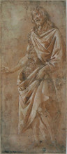 Репродукция картины "иоанн креститель" художника "ботичелли сандро"