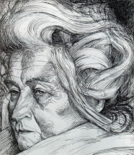Копия картины "the mother" художника "боччони умберто"