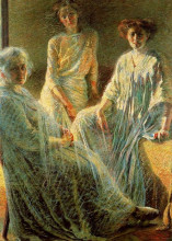 Картина "three women" художника "боччони умберто"