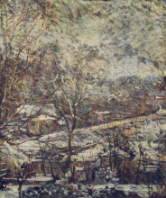 Копия картины "landscape in wintertime" художника "бракемон мари"