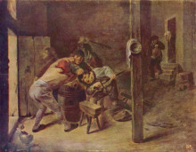 Картина "the brawl" художника "браувер адриан"