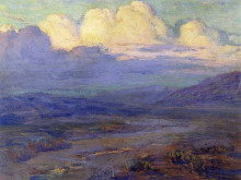 Копия картины "gathering clouds" художника "браун бенджамин"