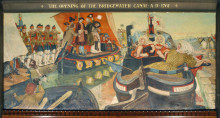 Репродукция картины "the opening of the bridgewater canal" художника "браун форд мэдокс"