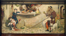 Копия картины "the proclamation regarding weights and measures, 1556, illustration from &#39;hutchinson&#39;s story of the british nation&#39;" художника "браун форд мэдокс"