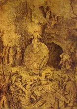 Копия картины "воскресение христа" художника "брейгель старший питер"