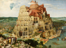 Копия картины "вавилонская башня" художника "брейгель старший питер"