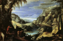 Картина "landscape with mercury and argus" художника "бриль пауль"