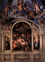 Репродукция картины "altarpiece" художника "бронзино аньоло"