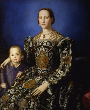 Копия картины "bronzino - eleonora di toledo col figlio giovanni" художника "бронзино аньоло"