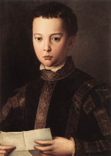 Копия картины "portrait of francesco i de&#39; medici" художника "бронзино аньоло"