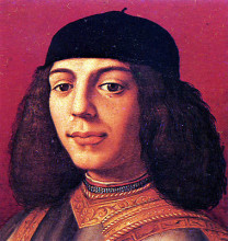 Копия картины "portrait of piero di lorenzo de medici" художника "бронзино аньоло"