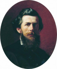 Копия картины "portrait of a.p. bogoliubov" художника "бронников фёдор"