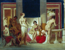 Репродукция картины "private baths in pompeii" художника "бронников фёдор"