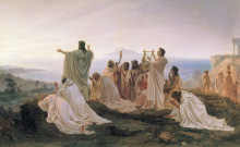 Репродукция картины "pythagoreans celebrate sunrise" художника "бронников фёдор"