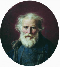 Репродукция картины "portrait of the artist&#39;s father" художника "бронников фёдор"