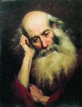 Репродукция картины "portrait of an old man" художника "бронников фёдор"