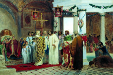 Картина "baptism of prince vladimir" художника "бронников фёдор"